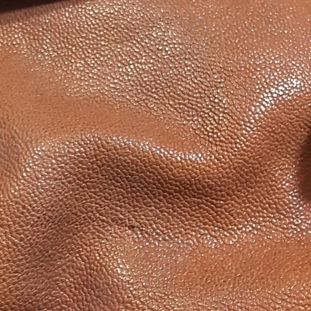 Fossil Men's Brown Pebbled Leather Messenger Commuter Bag
